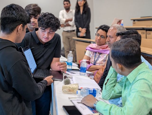 AesCode Cohort 1 — participants working on clinical AI problems at Bharati Vidyapeeth Medical College